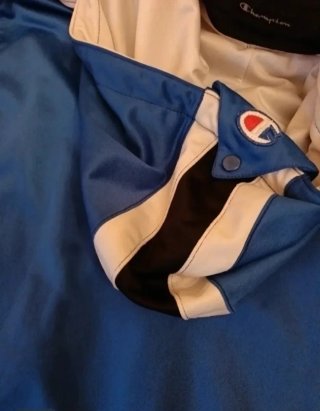 Chándal Champion Azul y Negra Talla M