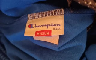 Chándal Champion Azul y Negra Talla M