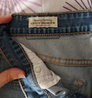 Levi's Slim Jeans Elásticos Realza Glúteo