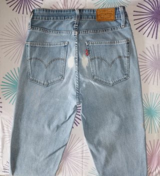 Levi's Slim Jeans Elásticos Realza Glúteo