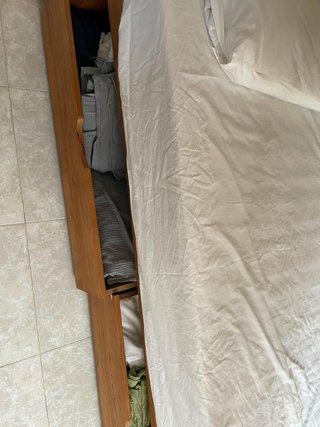 Cama litera de madera