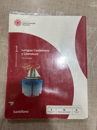 Lote de libros santillana de primero de bachiller