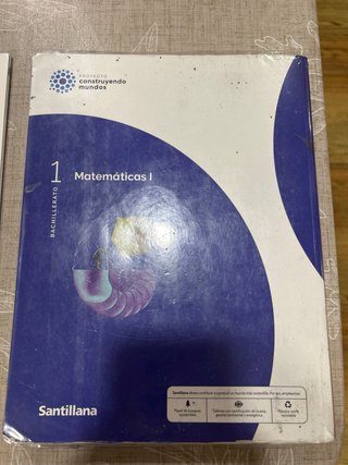 Lote de libros santillana de primero de bachiller