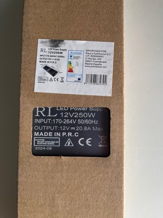 Fuente de alimentación LED
