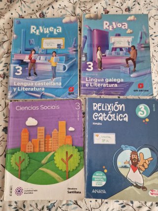 Libros texto 3 y 4 primaria