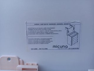 Mueble cambiador Micuna bebé tengo todos los cajon