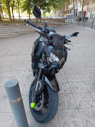 Kawasaki Z900 A2 2022 Negra/Verde