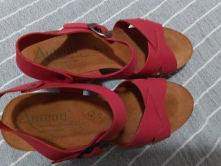 Sandalias Autenti Rojas Talla 40