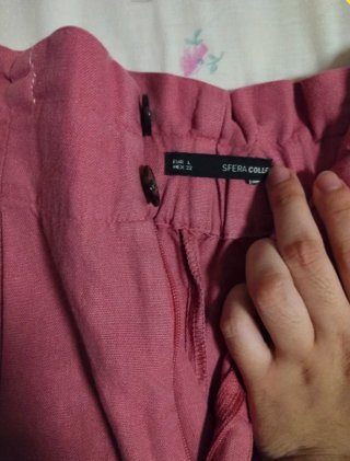Pantalón De Lino Sfera 15€ rosa