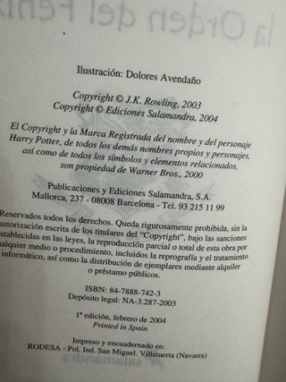 Primeras ediciones de Harry Potter