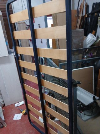 Somier 90x190 Metal y Madera