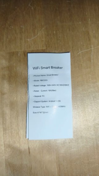 Módulo Relé WiFi Mini Smart Breaker