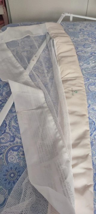 Barrera de Cama Infantil Blanca