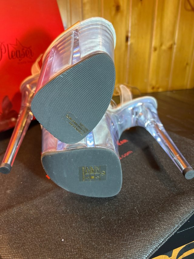 Zapatos Pole Dance Transparentes Talla 37
