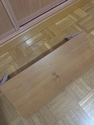 Estantería madera y metal