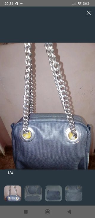 Bolso Armani Jeans gris con cartera