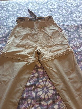 Pantalón chico beige