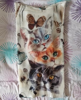 Jersey fino estampado gatos
