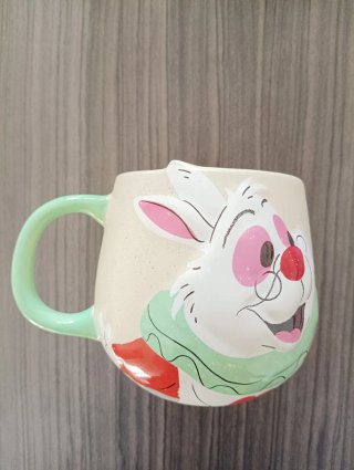Taza Alicia Disney Conejo Blanco