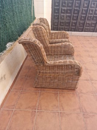 Sillón de ratán/mimbre