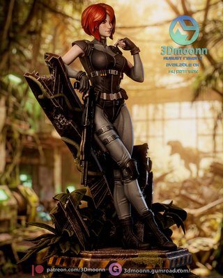 Figura Resina Regina Dino Crisis 1/6