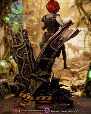 Figura Resina Regina Dino Crisis 1/6