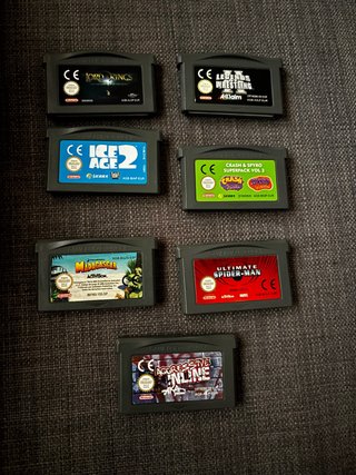 Juegos GBA - Precio por unidad en la descripción
