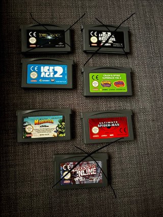Juegos GBA - Precio por unidad en la descripción