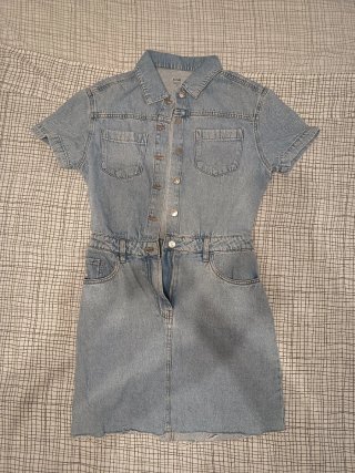 Vestido corto vaquero Kiabi