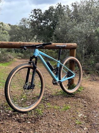 Bicicleta Rockrider MTB Azul TALLA M