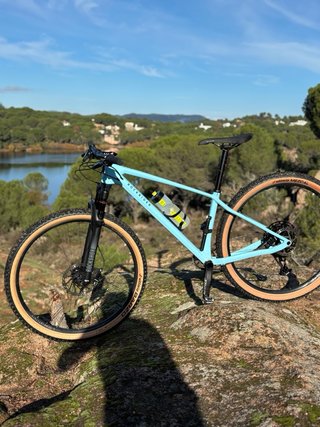 Bicicleta Rockrider MTB Azul TALLA M