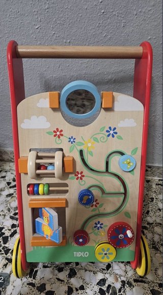 Correpasillos madera Tidlo Activity Walker