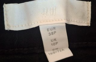 Pantalón negro talla 38.