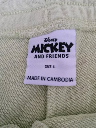 Shorts verde Mickey Mouse T42-44