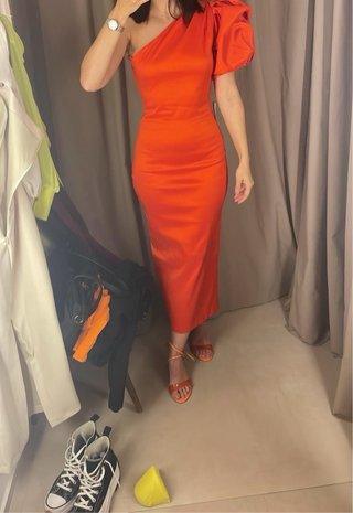 Vestido naranja talla S