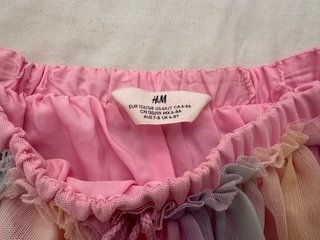Falda tutú H&M arcoíris niña 6-8 años