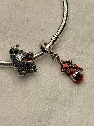 Pulsera Marvel de Pandora Plateada 20CM con charms