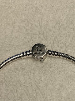 Pulsera Marvel de Pandora Plateada 20CM con charms