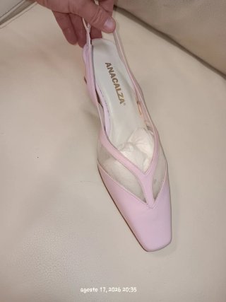 Zapatos ANACALZA piel rosa T.37