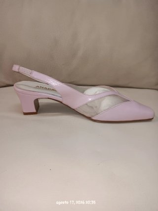 Zapatos ANACALZA piel rosa T.37