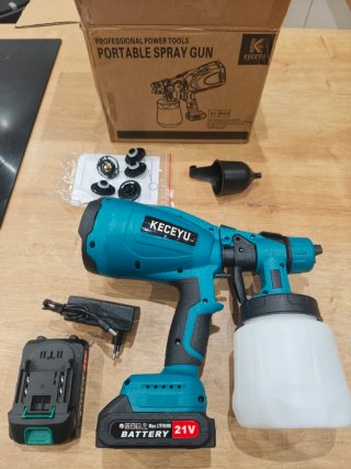 Pistola pulverizadora KECEYU 21V