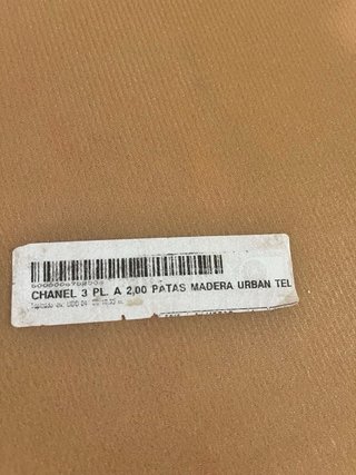 Sofá 3 plazas beige confort diseño OPORTUNIDAD