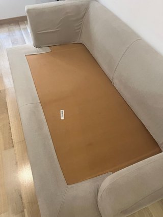 Sofá 3 plazas beige confort diseño OPORTUNIDAD