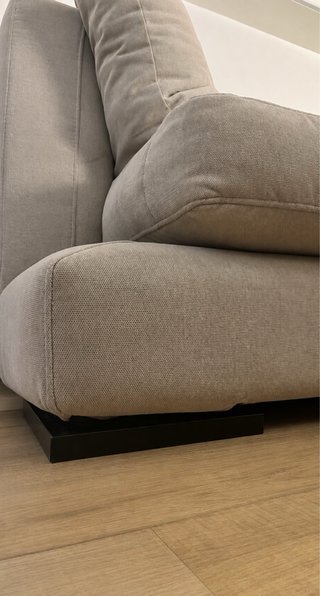 Sofá 3 plazas beige confort diseño OPORTUNIDAD