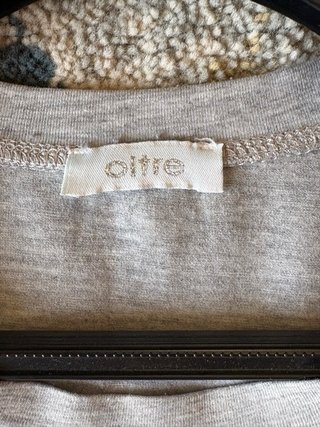 T-shirt cotone donna grigia con stampa