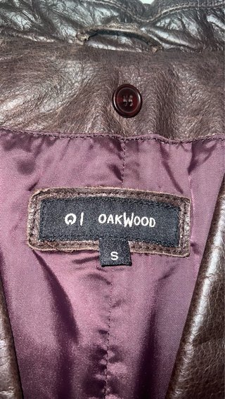 Chaqueta Piel Hombre OakWood Marrón