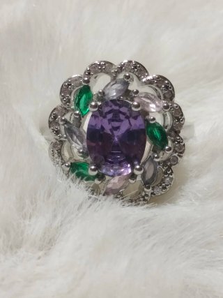 Anillo Vintage Chapado Plata
