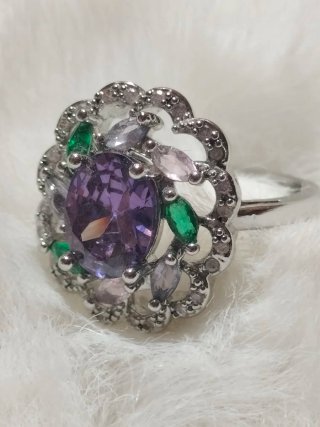 Anillo Vintage Chapado Plata