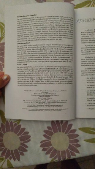 Vendo libros oposiciones de Inglés