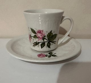 Juego de té Pontesa porcelana floral